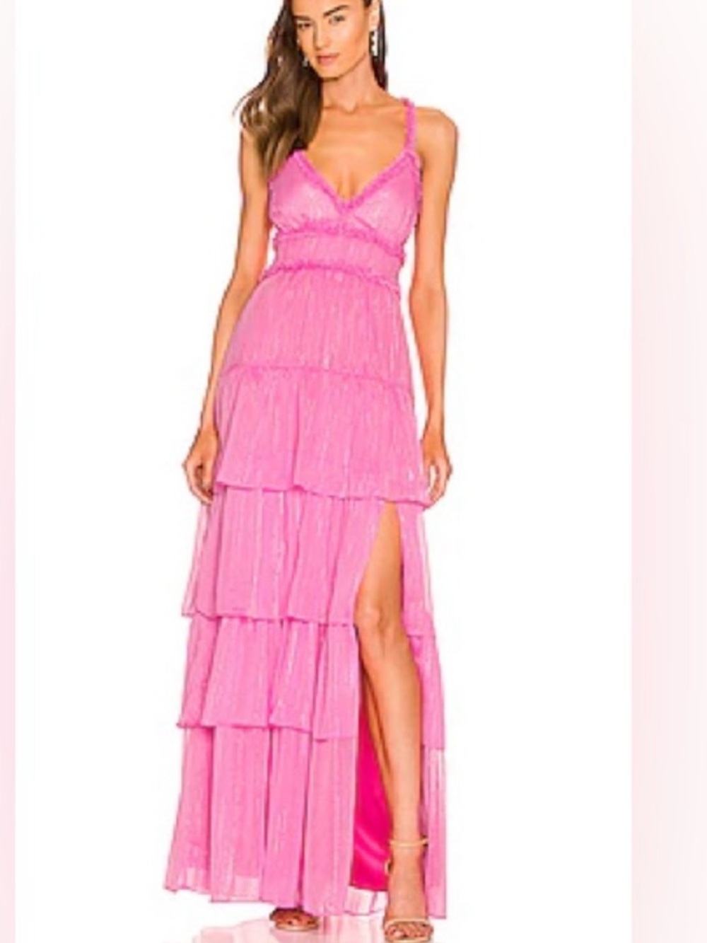 Likely ruffle tiered long formal “Athena” dress - Picture 1 of 12
